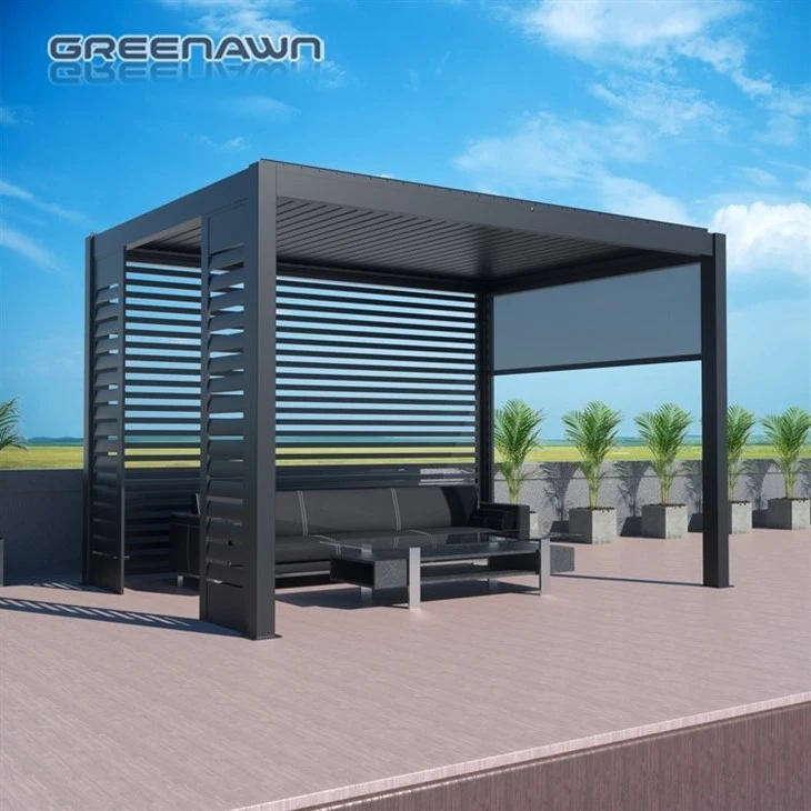 Motorized Louvered Pergola Modern Pergola Attached To House