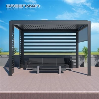 Pafiliynau Alwminiwm Sunshade Alwminiwm Awyr Agored